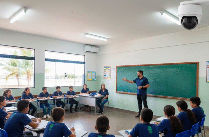 camera escola aula