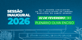 Câmara promove na segunda-feira Sessão Solene Inaugural dos trabalhos legislativos de 2026